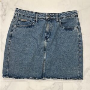Calvin Klein Jeans Blue Mini Skirt